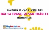 Giải bài 14 trang 58 Toán 11 tập 1 SGK Cánh Diều: Ứng dụng cấp số nhân